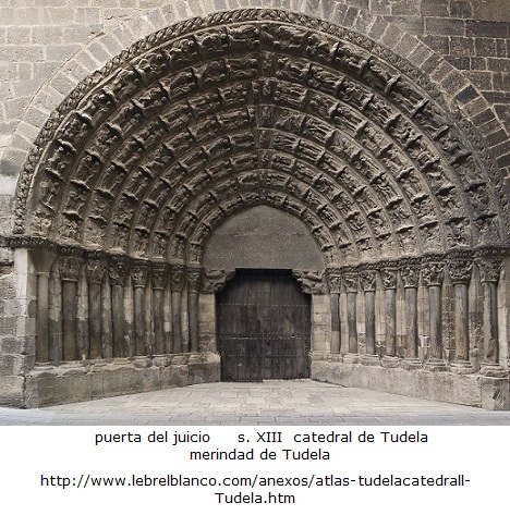1/0q Puerta del Juicio  catedral de Tudela  s. XIII